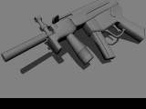 Mp5k (silenced MP5) created by Danderssen